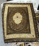Decorative Embroidered Textile Mats and Beaded Pouches - thumbnail 2 of 7