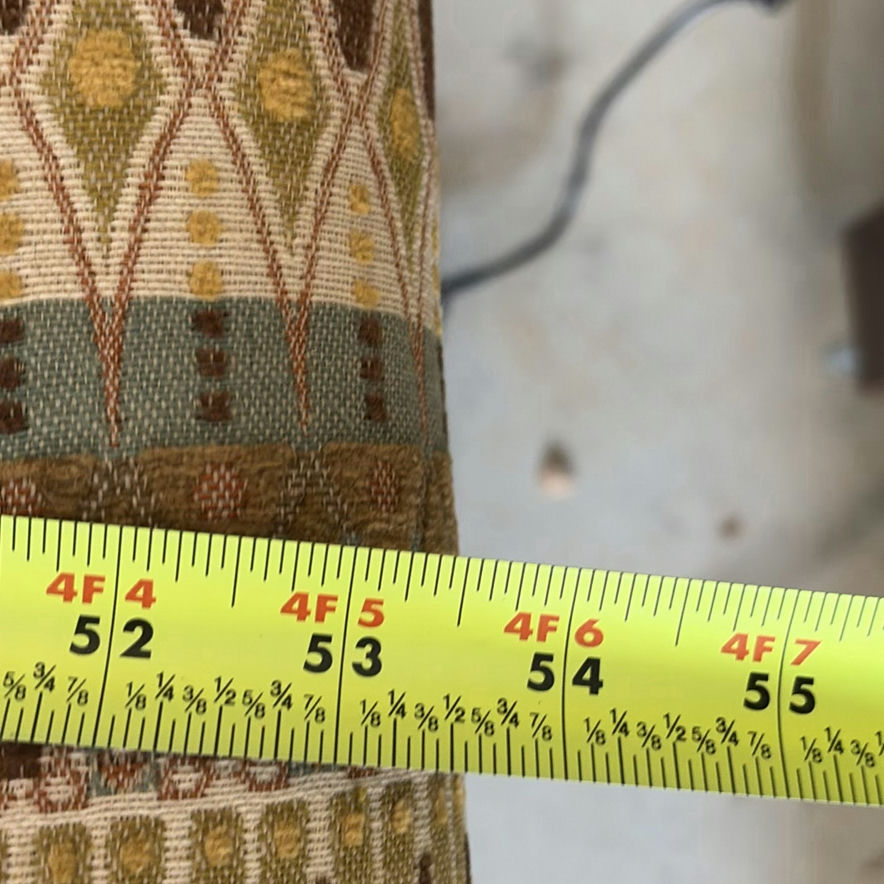 Patterned Upholstered Sofa - image 6 of 7