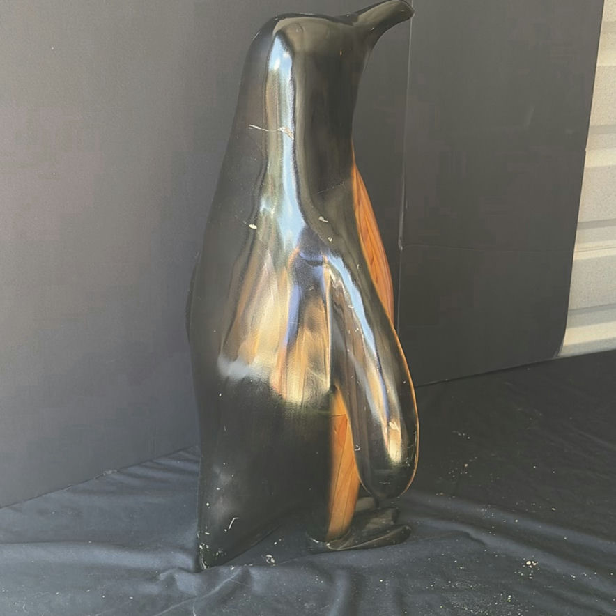 Wooden Penguin Sculpture - image 4 of 6