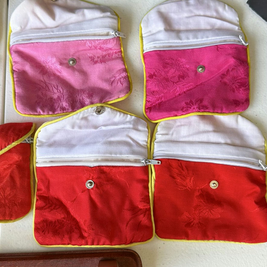 Assorted Fabric Pouches and Glass Bead Display - image 5 of 7