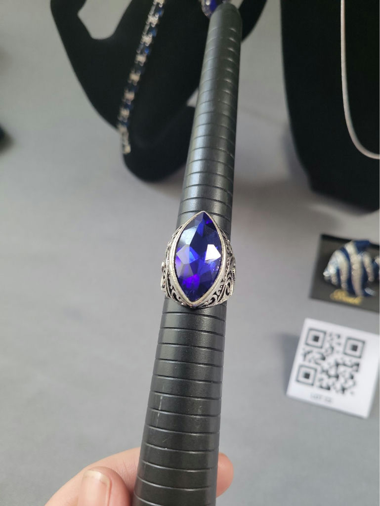 Purple Swarovski Elements and Costume Jewelry Assortment - image 3 of 16