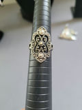 Assorted silver jewelry set: bangles, rings, necklace, and earrings - thumbnail 5 of 15