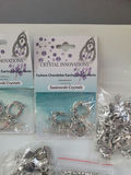 Assorted jewelry making findings and Swarovski crystals - thumbnail 3 of 11