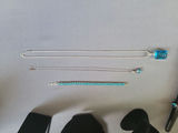 Turquoise Jewelry Collection with Necklaces, Bracelet, Ring, and Earrings - thumbnail 9 of 11