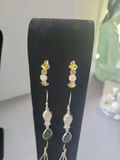Swarovsk Elements and Assorted Jewelry Lot with Necklace, Bracelet, Ring, and Earrings - thumbnail 9 of 12