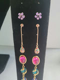 Swarovski Elements and Assorted Jewelry Collection with Rings, Necklace, Bracelet, and Earrings - thumbnail 13 of 15