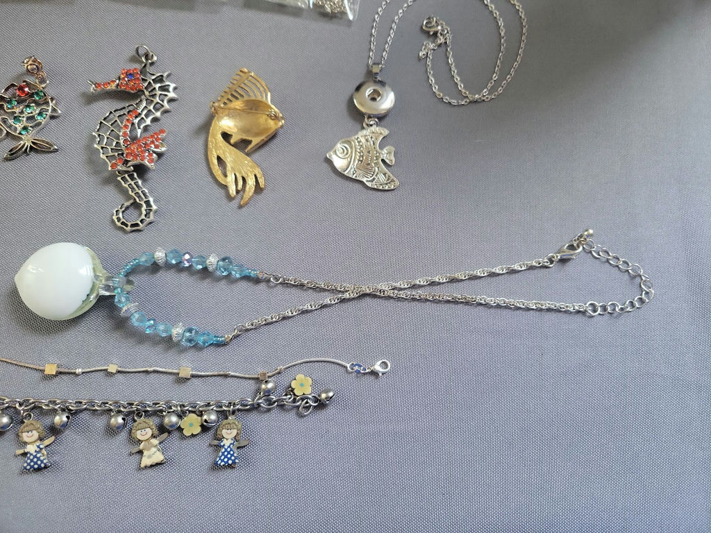 Assorted Jewelry Collection: necklaces, bracelets, earrings, and pendants - image 13 of 14