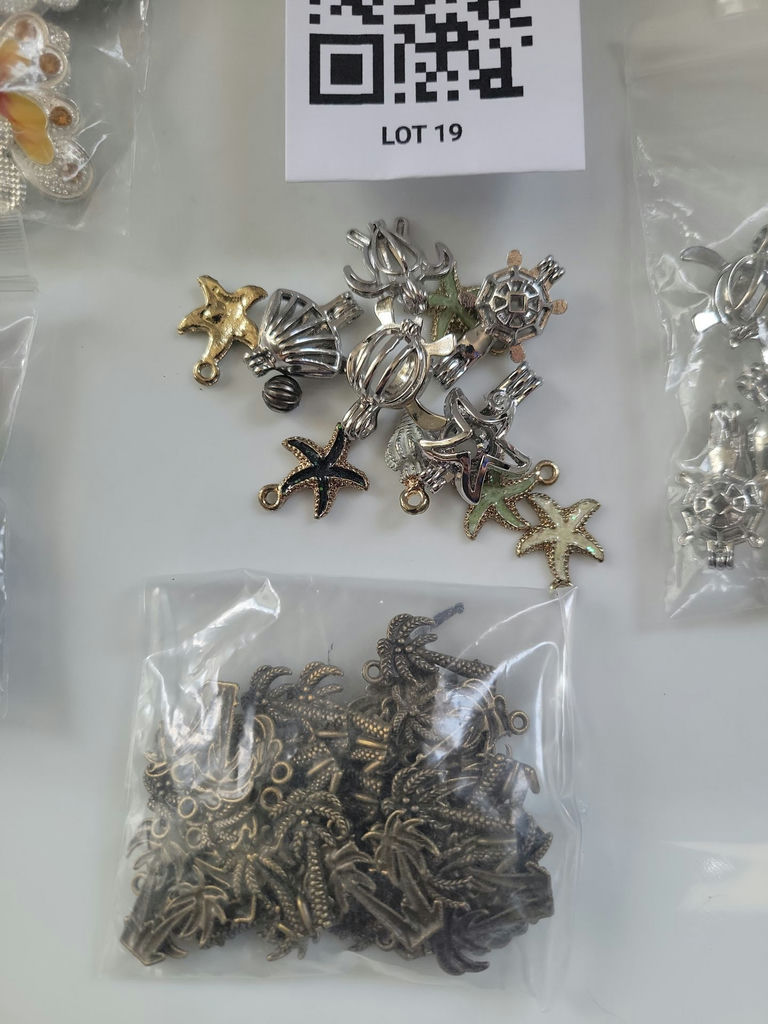 Assorted craft charms and embellishments - image 3 of 10