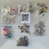 Assorted craft charms and embellishments - thumbnail 1 of 10