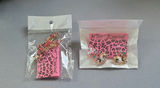 Betsy Johnson jewelry set: red rhinestone scorpion pin and multicolor hoop earrings - thumbnail 1 of 6