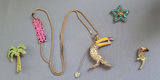 Betsy Johnson assorted jewelry pins and pendants - thumbnail 1 of 10