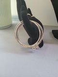 Assorted silver jewelry set: bangles, rings, necklace, and earrings - thumbnail 3 of 15
