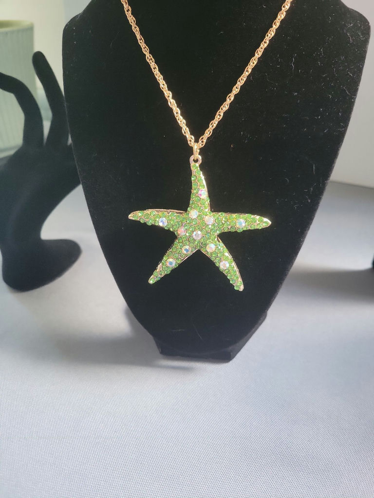 Betsy Johnson starfish and panda-themed necklace - image 2 of 5