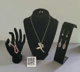Swarovski Elements and Assorted Costume Jewelry Set with Necklace, Bracelet, Earrings, and Studs - thumbnail 1 of 8