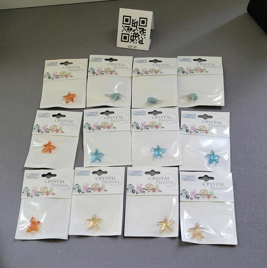 Crystal Passions Decorative Crystal Charms Assortment - image 1 of 7