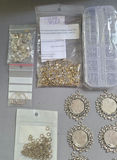 Swarovski Elemnts and assorted jewelry making findings and components - thumbnail 2 of 11