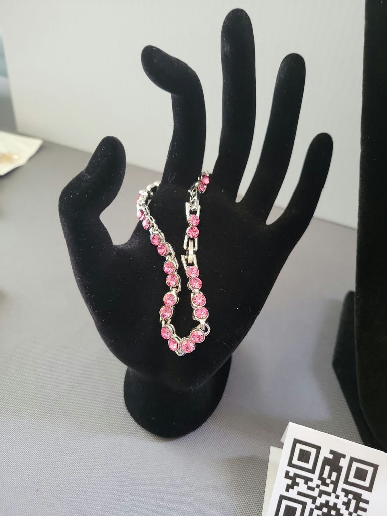 Swarovski Elements and Assorted Costume Jewelry Set with Necklace, Bracelet, Earrings, and Studs - image 2 of 8