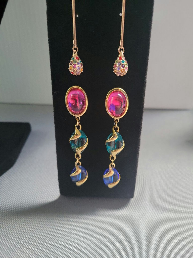 Swarovski Elements and Assorted Jewelry Collection with Rings, Necklace, Bracelet, and Earrings - image 14 of 15