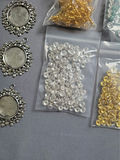 Swarovski Elemnts and assorted jewelry making findings and components - thumbnail 8 of 11