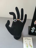Assorted jewelry collection: rings, earrings, and pendant necklace - thumbnail 2 of 15