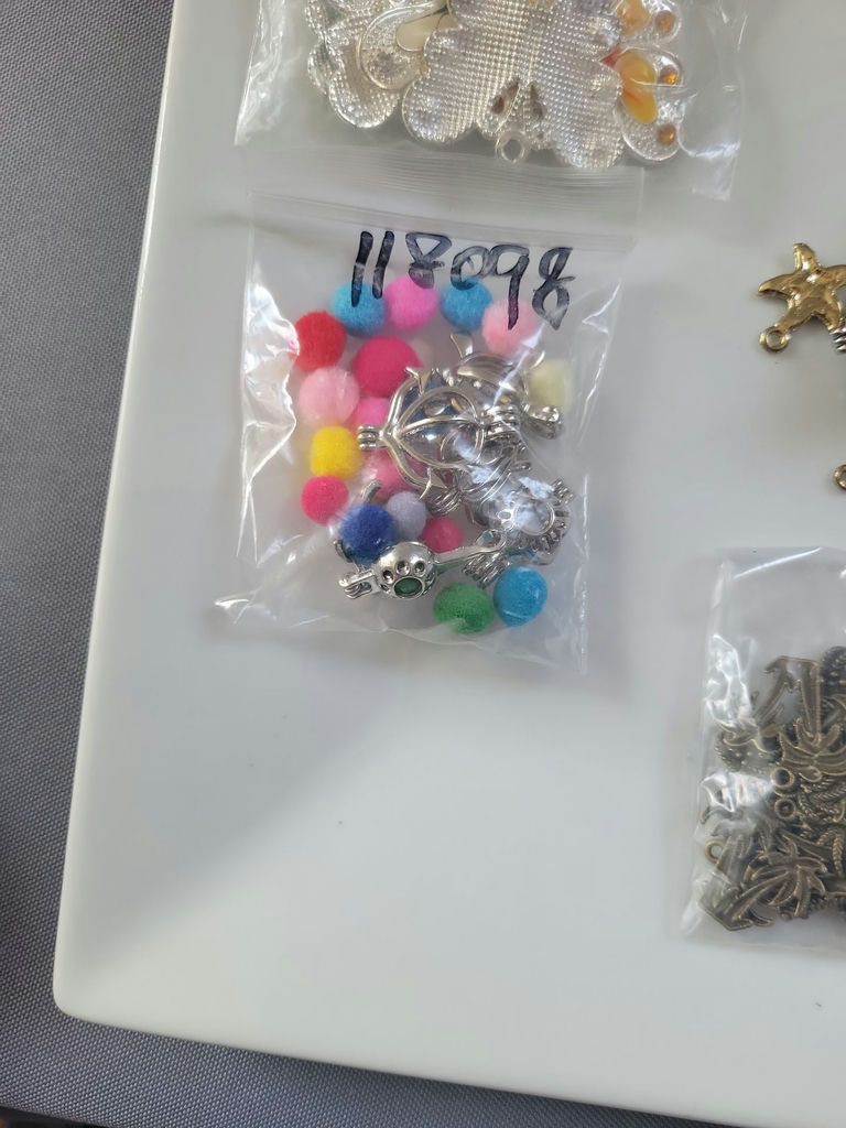 Assorted craft charms and embellishments - image 9 of 10