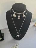 Silver jewelry collection with nautical motifs and starfish pendant - thumbnail 12 of 18