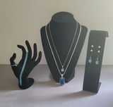 Turquoise Jewelry Collection with Necklaces, Bracelet, Ring, and Earrings - thumbnail 1 of 11