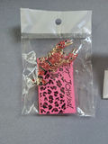 Betsy Johnson jewelry set: red rhinestone scorpion pin and multicolor hoop earrings - thumbnail 2 of 6