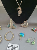 Assorted sea-themed jewelry collection - thumbnail 6 of 20