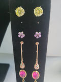 Swarovski Elements and Assorted Jewelry Collection with Rings, Necklace, Bracelet, and Earrings - thumbnail 12 of 15