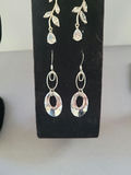 Swarovski Elements and Faux Diamond jewelry collection: bracelet, necklace, rings and earrings with floral hair accessory - thumbnail 13 of 17