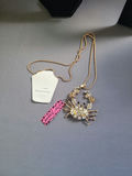 Betsey Johnson crab pendant necklace - thumbnail 2 of 4
