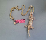 Betsey Johnson lizard pendant necklace - thumbnail 3 of 4
