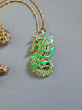 Betsy Johnson gold-tone rhinestone seahorse and two hair clips - thumbnail 2 of 6