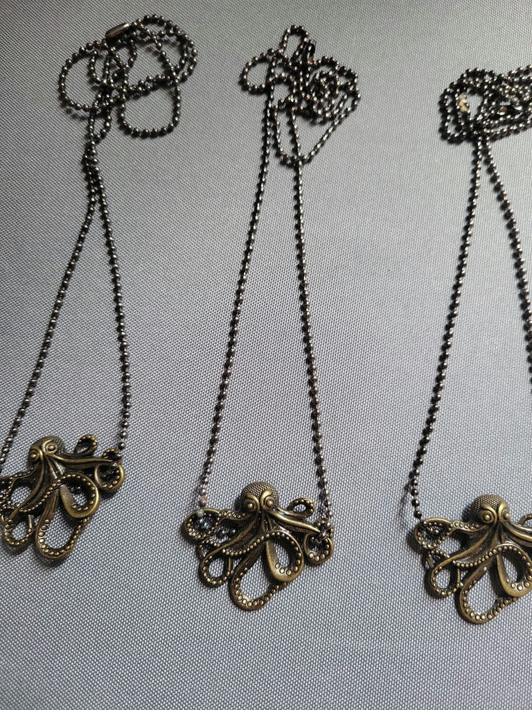 Lot of Octopus Pendant Necklaces - image 2 of 5