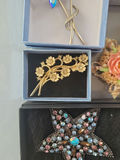 Assorted decorative jewelry brooches and pins - thumbnail 18 of 22