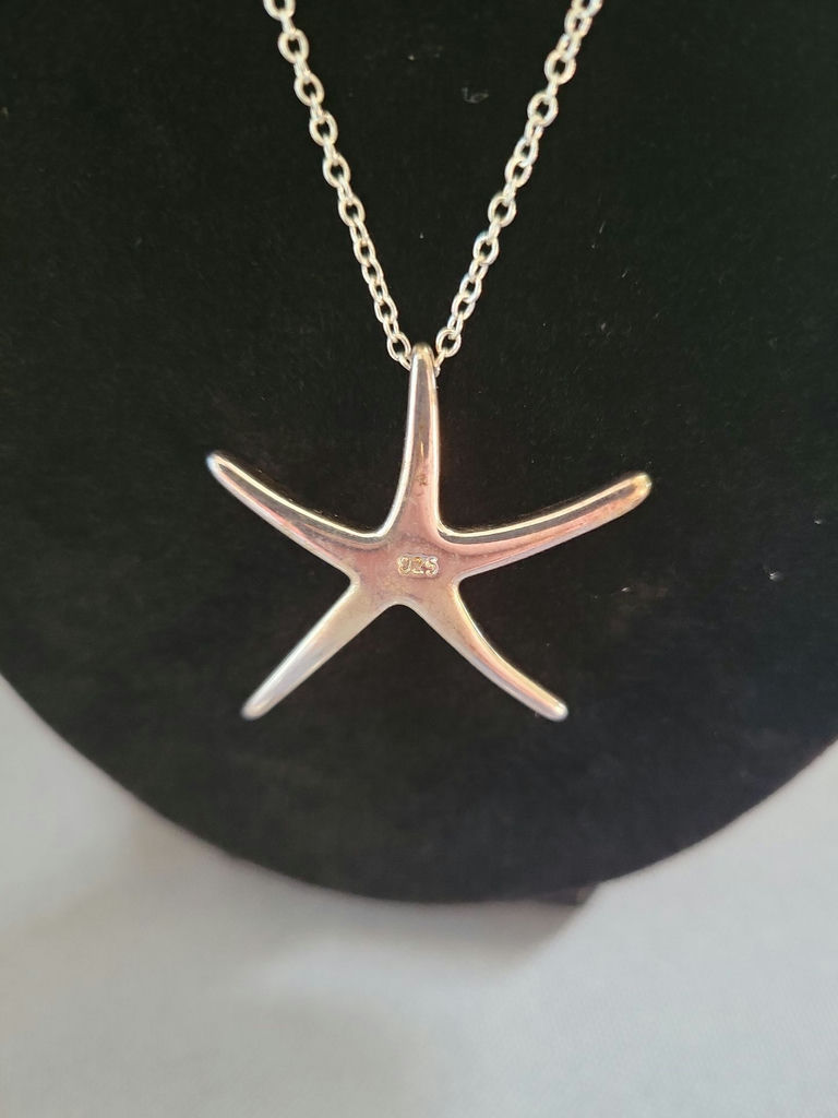 Silver jewelry collection with nautical motifs and starfish pendant - image 14 of 18