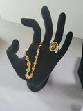Swarovsk Elements and Assorted Jewelry Lot with Necklace, Bracelet, Ring, and Earrings - thumbnail 2 of 12