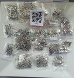 Assorted silver-tone metal charms and pendants - thumbnail 1 of 19