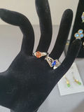 Assorted jewelry collection: rings, earrings, and pendant necklace - thumbnail 5 of 15