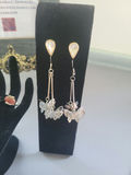 Sterling Silver and Silver Tone Jewelry Lot with Purple Topaz, Agate, Earrings, Bracelet, and Necklaces - thumbnail 2 of 7