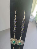 Assorted jewelry: necklace, bracelets, rings, and earrings - thumbnail 16 of 19
