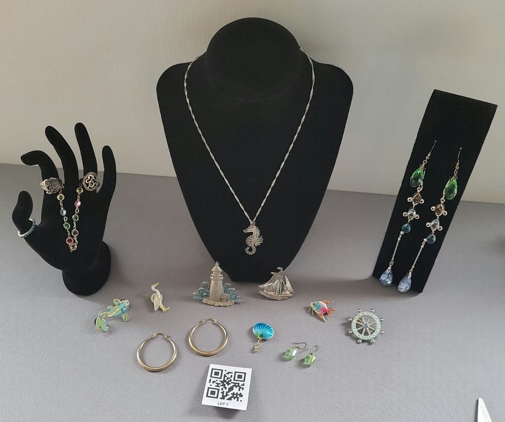 Assorted sea-themed jewelry collection - image 1 of 20