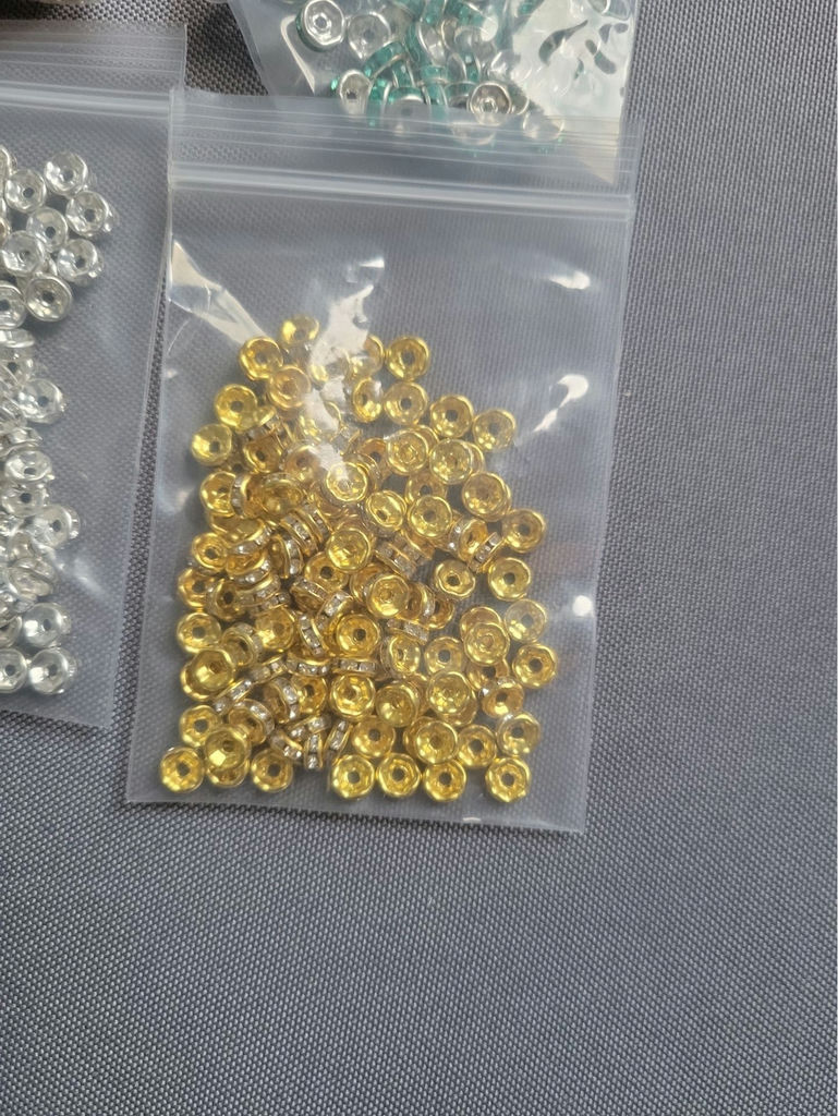 Swarovski Elemnts and assorted jewelry making findings and components - image 7 of 11