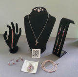 Swarovski Elements and Assorted Pink and Silver Jewelry Collection - thumbnail 1 of 19