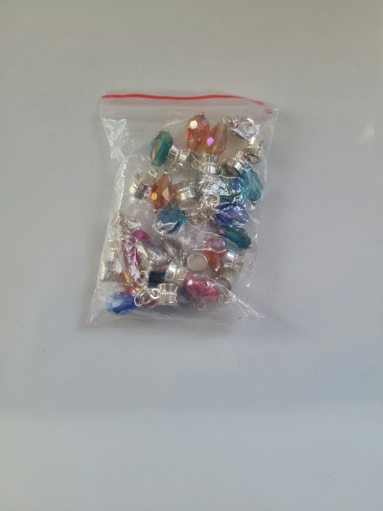 Assorted jewelry making findings and Swarovski crystals - image 5 of 11