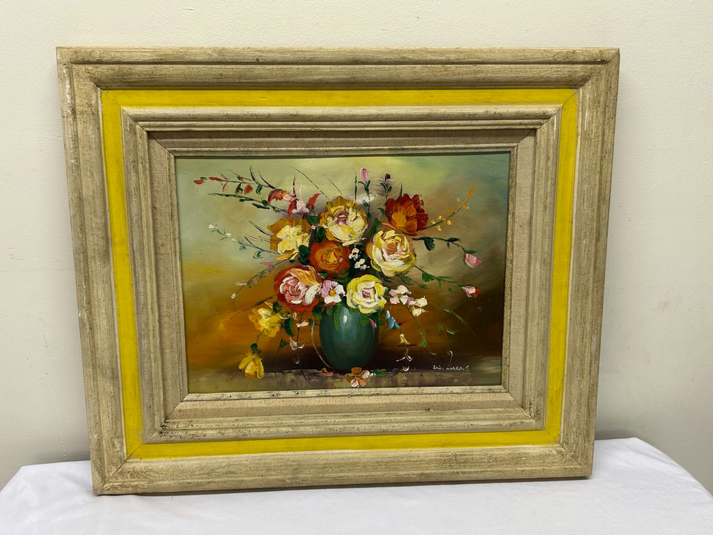 Signed Still life Oil Painting - image 1 of 3