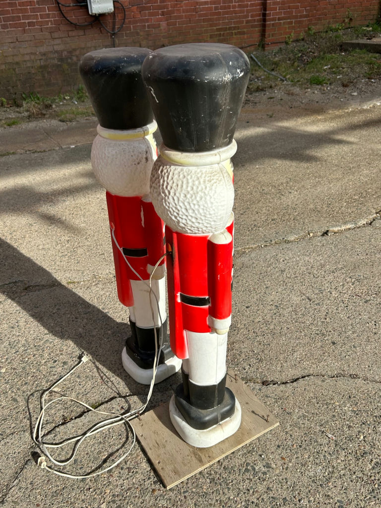 Vintage Blow Mold Nutcracker Soldiers  - image 7 of 7