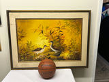 Oil Painting of Birds on Silk - thumbnail 4 of 5