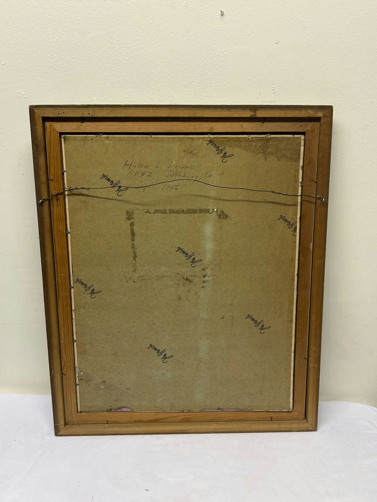 Abstract Oil Painting on Board - image 5 of 6